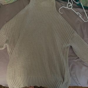 Aerie cream turtleneck sweater